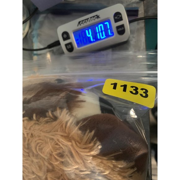 Harkla Weighted Sensory Brown Tan Dog Lap Blanket Toy - Picture 8 of 8